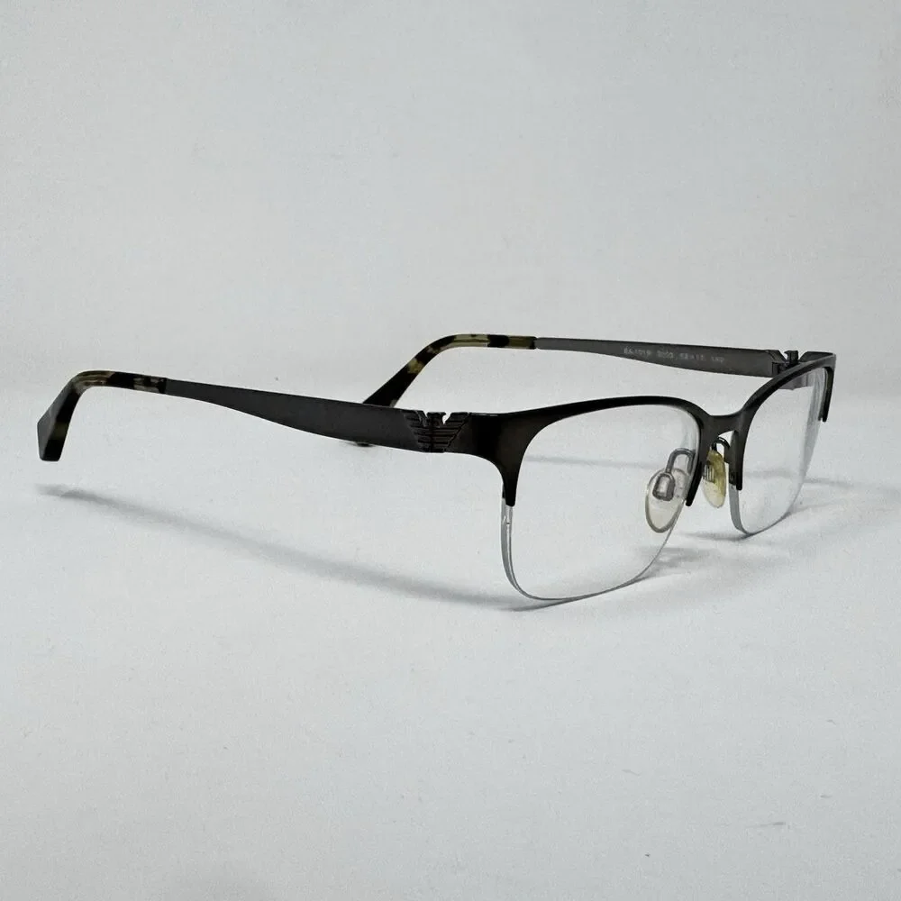 Emporio Armani EA1019 3003 Matte Gunmetal Eyeglass Frames 52-17-140